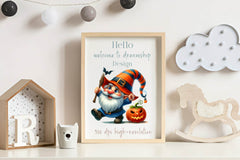 Funny Halloween Gnome Clipart Bundle - CraftNest - Digital Crafting and Art