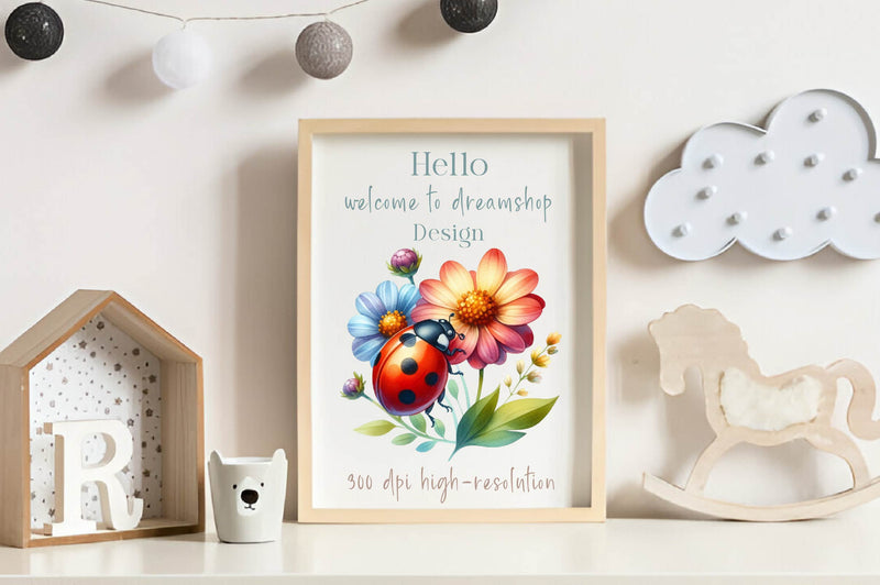 Delightful Ladybug Clipart Bundle - CraftNest - Digital Crafting and Art