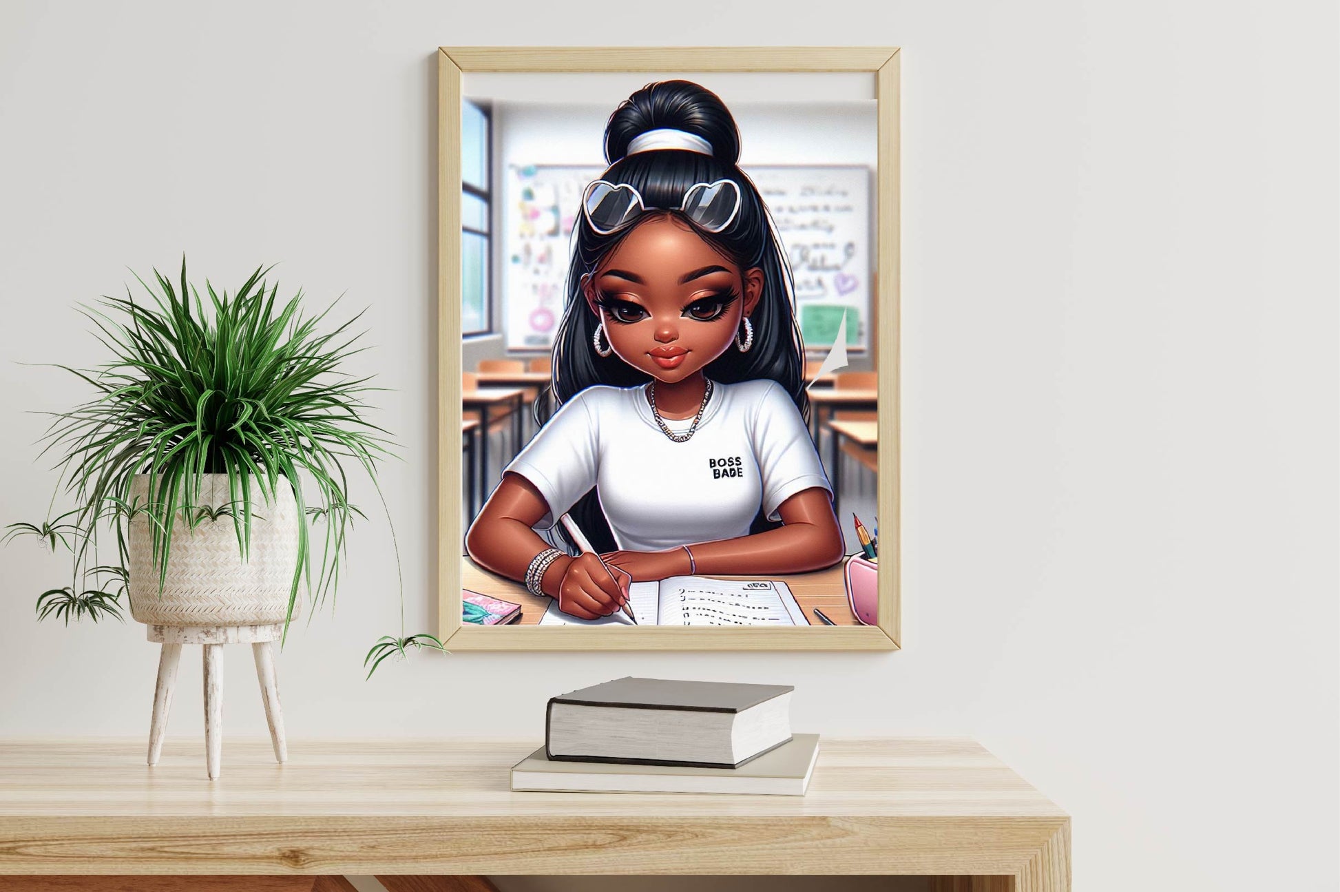 Motivational Boss Babe Black Woman Clipart Bundle - CraftNest - Digital Crafting and Art