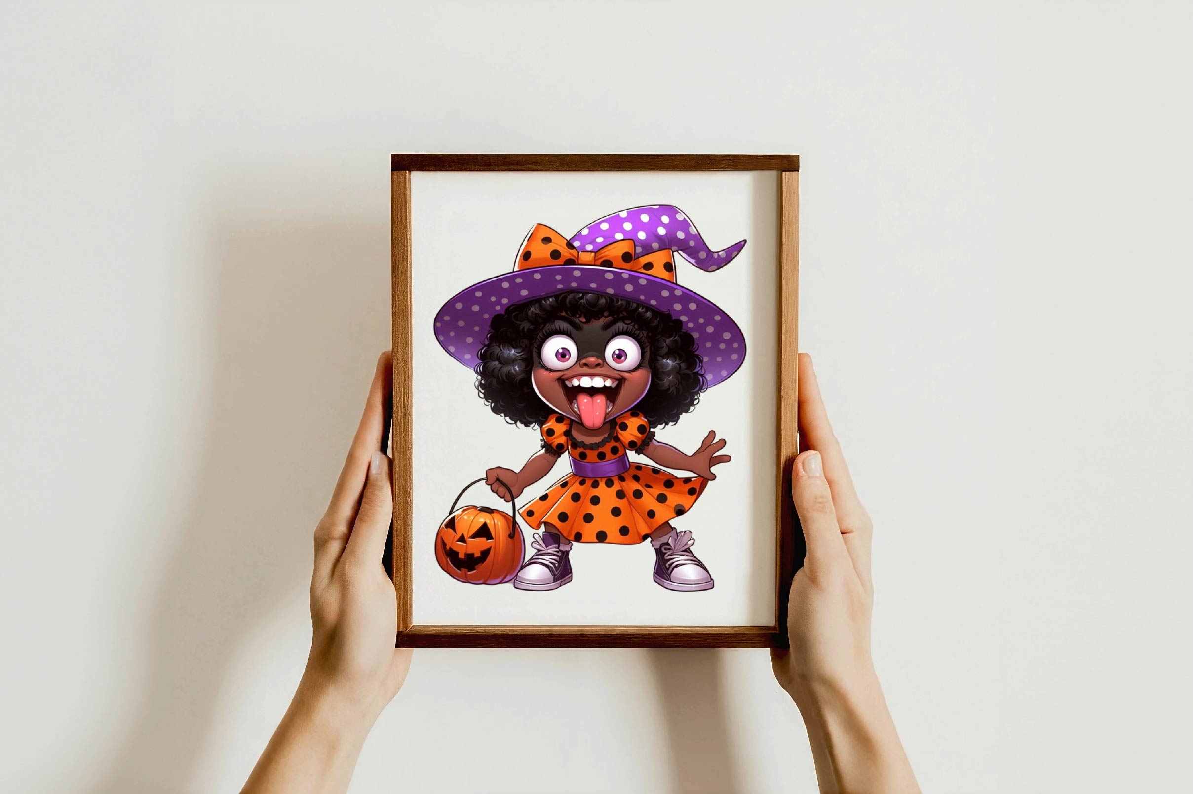 Black Girl Halloween Clipart Bundle - CraftNest - Digital Crafting and Art