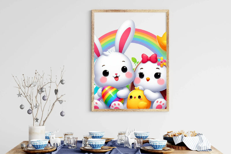 Easter Cute Bunny Clipart Bundle 1 - CraftNest - Digital Crafting and Art