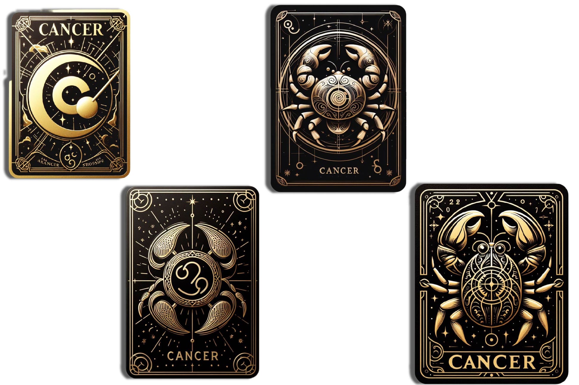 Cancer Zodiac Card Tarot Clipart Bundle - CraftNest - Digital Crafting and Art
