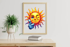 Summer Sun Cute Sun Clipart Bundle - CraftNest - Digital Crafting and Art
