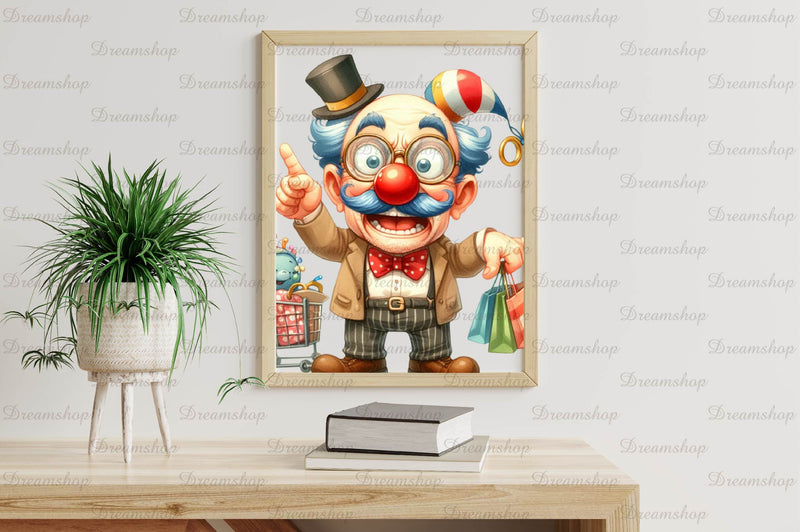 Funny Grandpa Old Father Clipart Bundle - CraftNest - Digital Crafting and Art