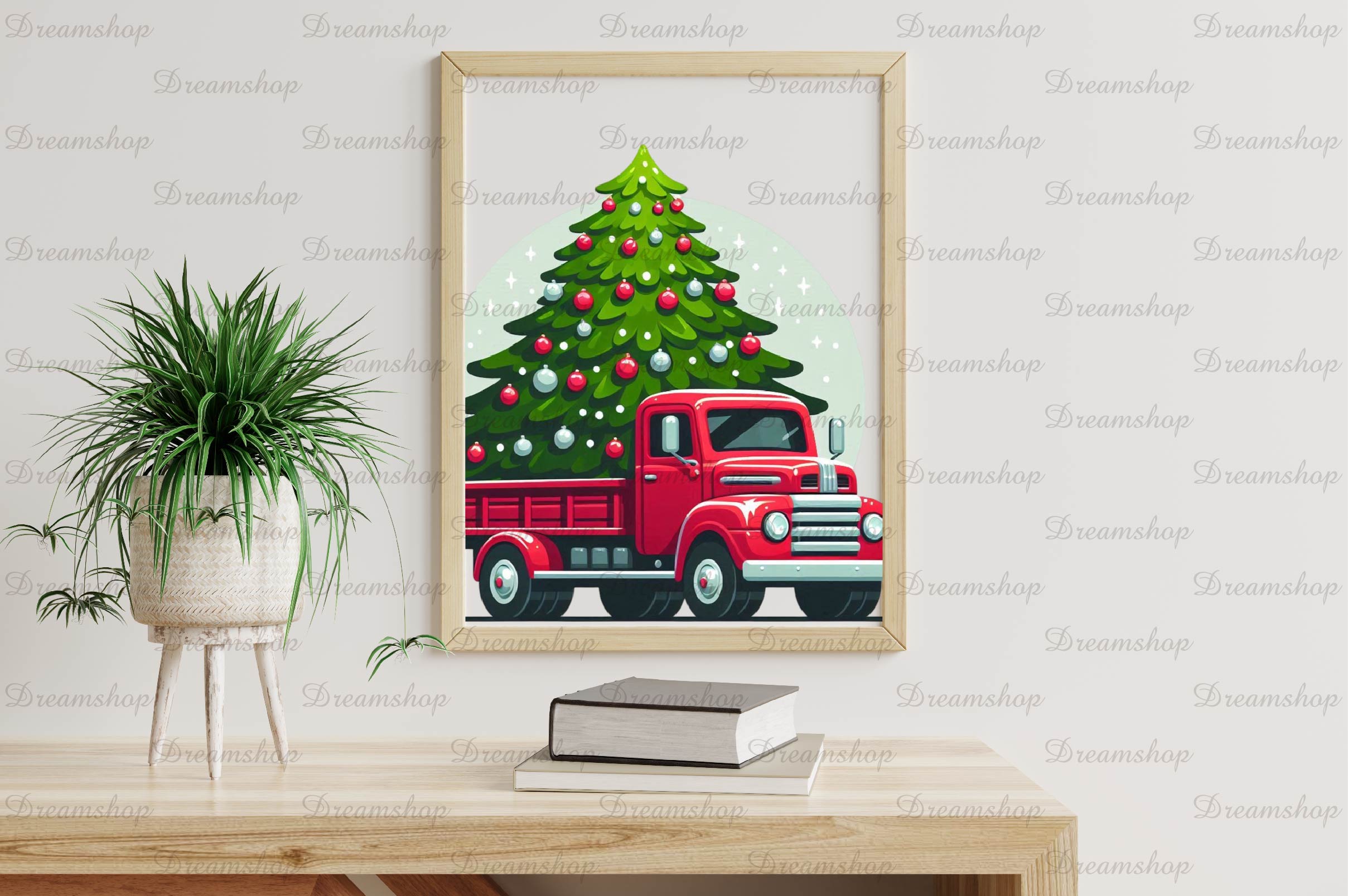 Christmas Truck Clipart Bundle - CraftNest - Digital Crafting and Art
