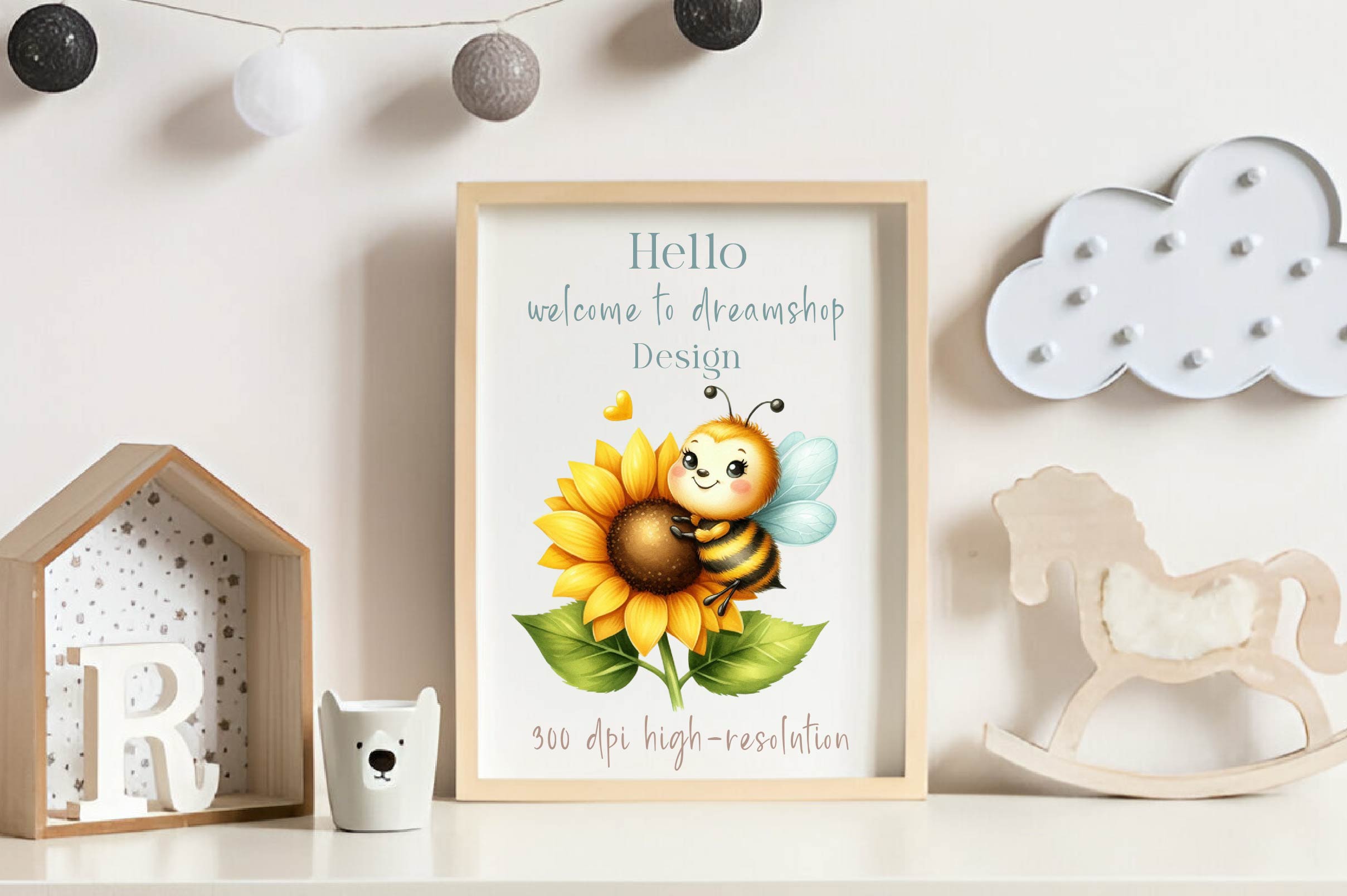 Bee Buzzing Sunflower Clipart Bundle - CraftNest - Digital Crafting and Art