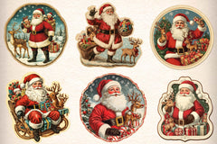 Christmas Santa Potion Label Clipart Bundle - CraftNest - Digital Crafting and Art