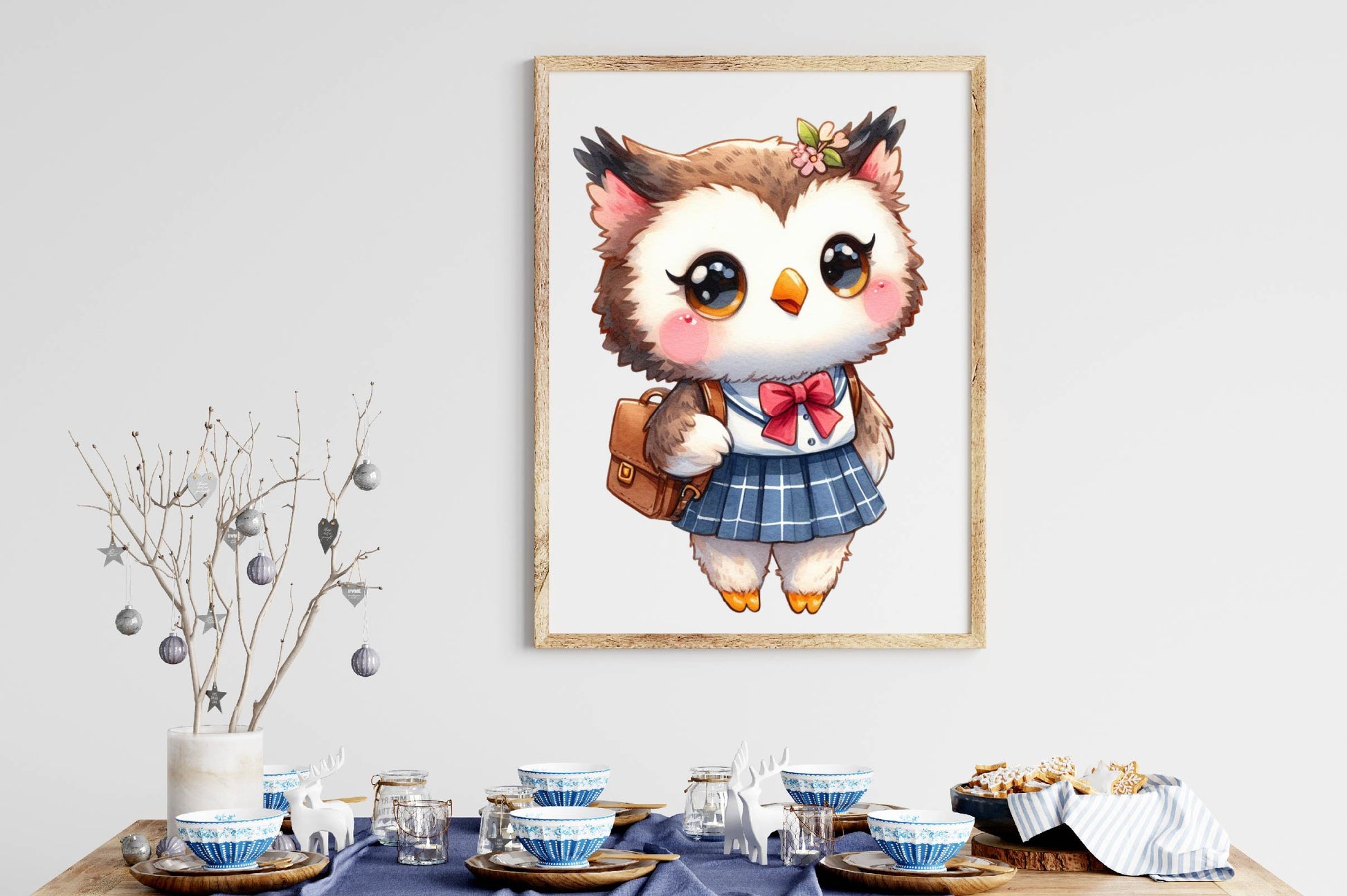 Cute Owl Student Cartoon Clipart Bundle - CraftNest - Digital Crafting and Art