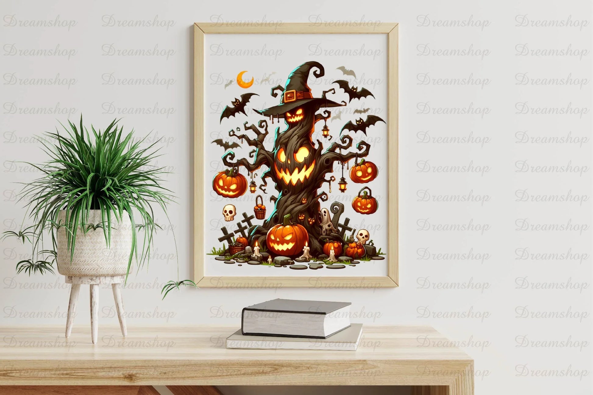 Halloween Scary Tree Clipart Bundle - CraftNest - Digital Crafting and Art