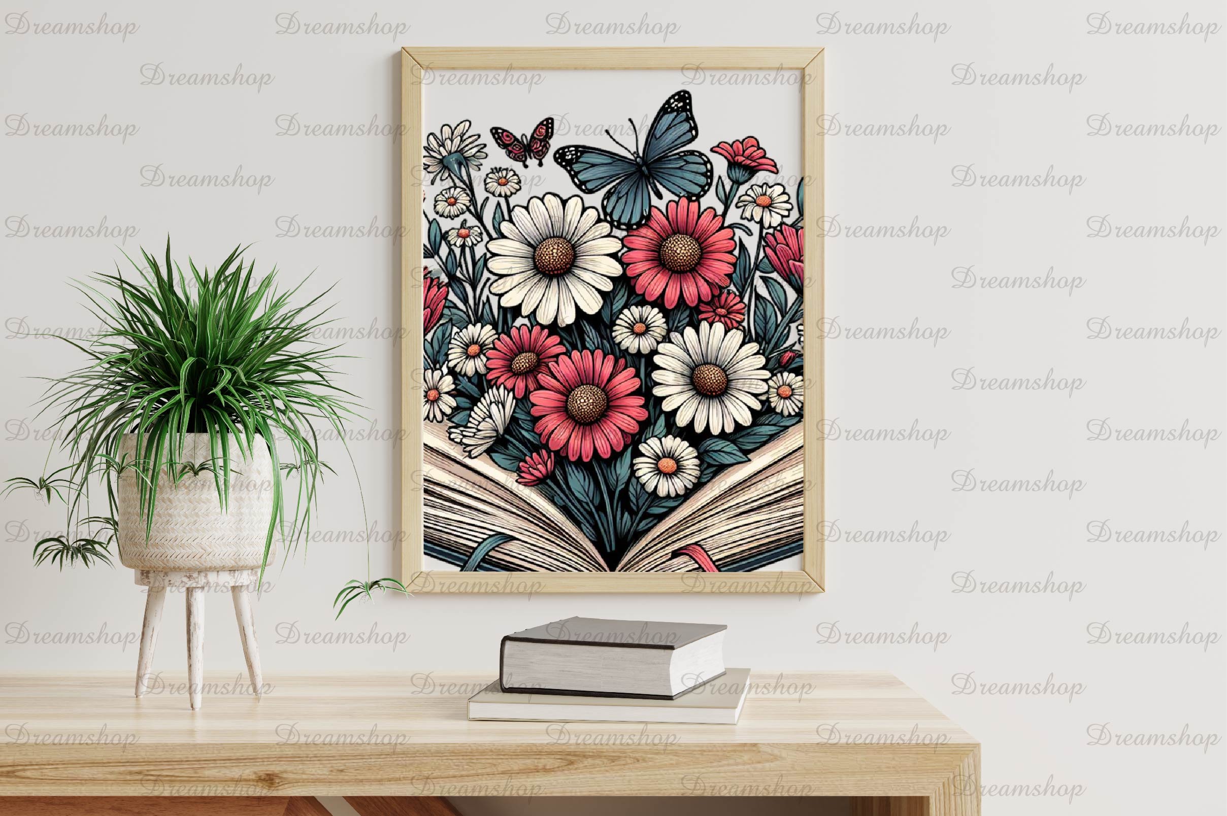 Floral Book Clipart Bundle - CraftNest - Digital Crafting and Art