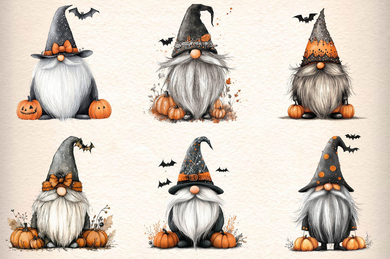 Autumn Gnome Clipart Bundle - CraftNest - Digital Crafting and Art