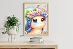 Floral Snail Clipart Bundle - CraftNest - Digital Crafting and Art