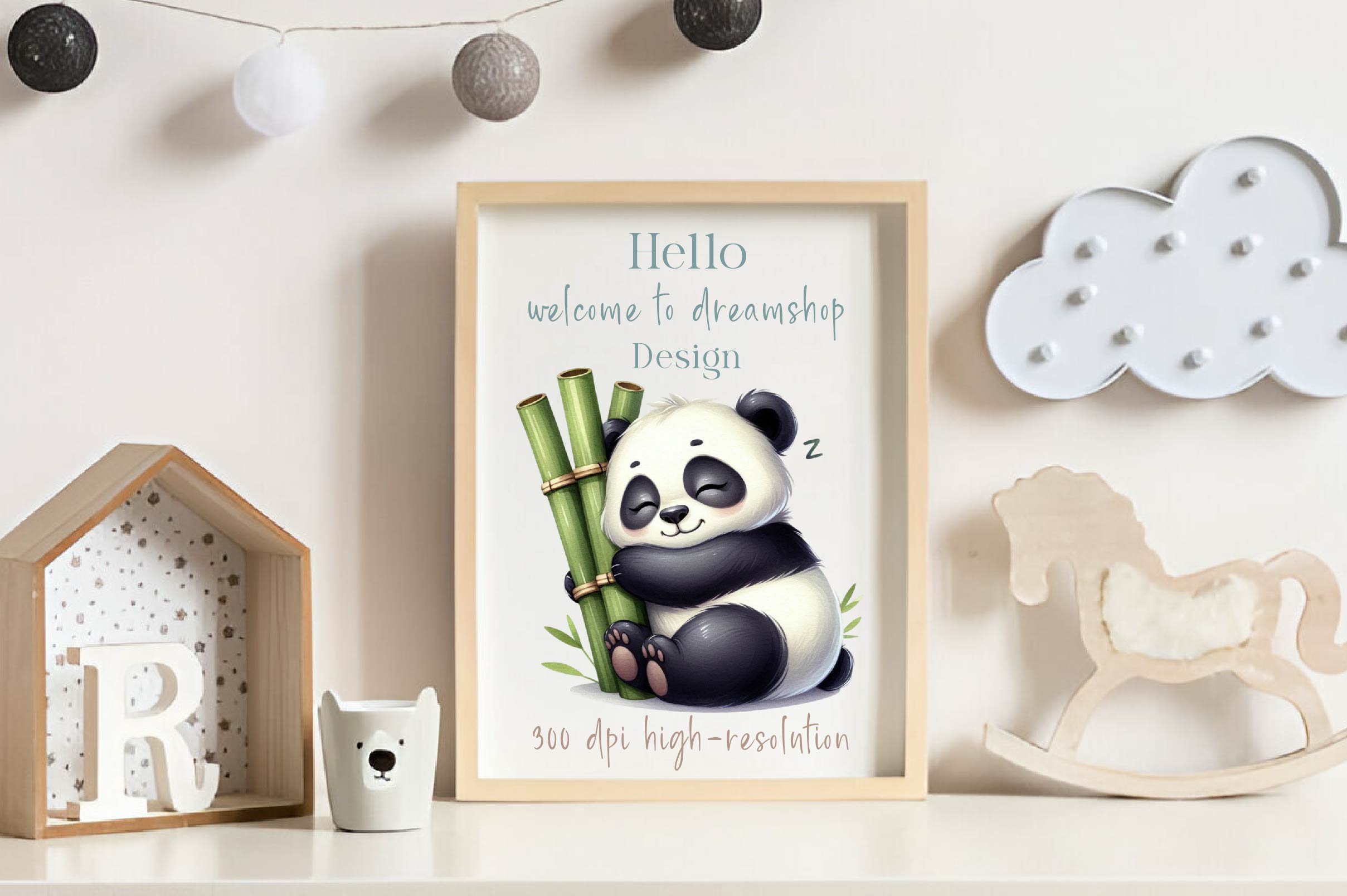 Bamboo Panda Cub Clipart Bundle - CraftNest - Digital Crafting and Art