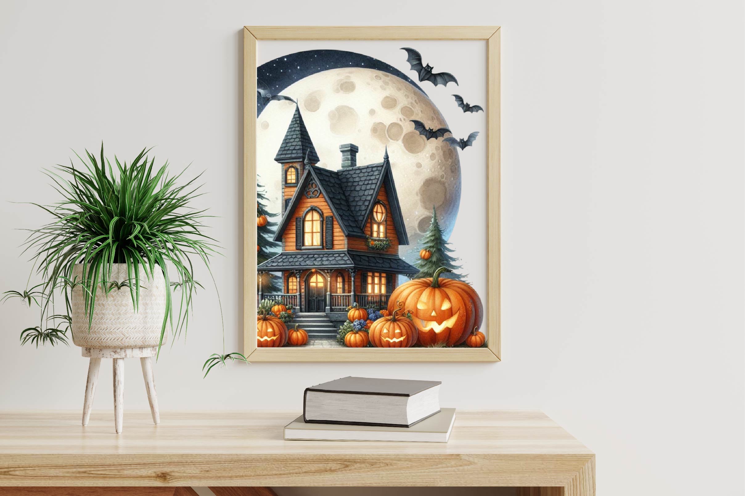 Halloween House Clipart Bundle - CraftNest - Digital Crafting and Art