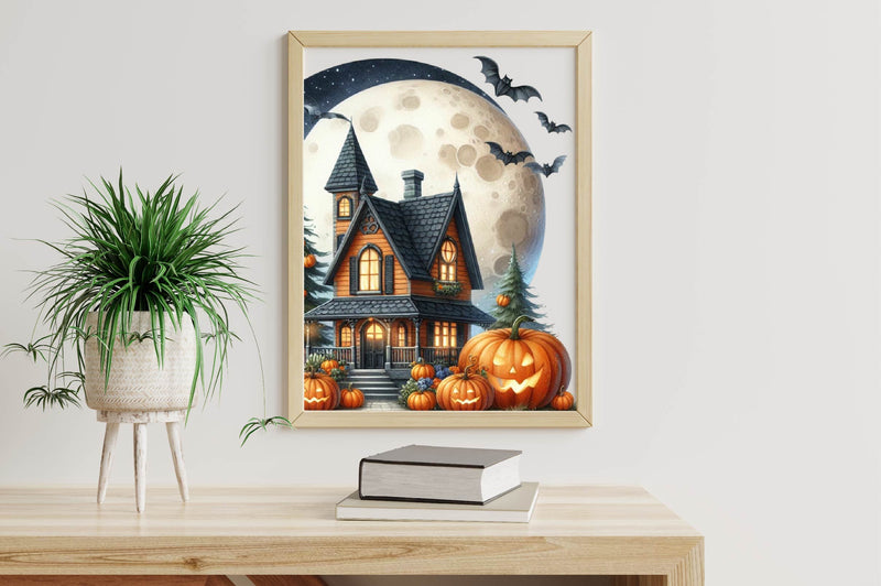 Halloween House Clipart Bundle - CraftNest - Digital Crafting and Art