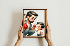 Latino Father With Children Clipart Bundle - CraftNest - Digital Crafting and Art