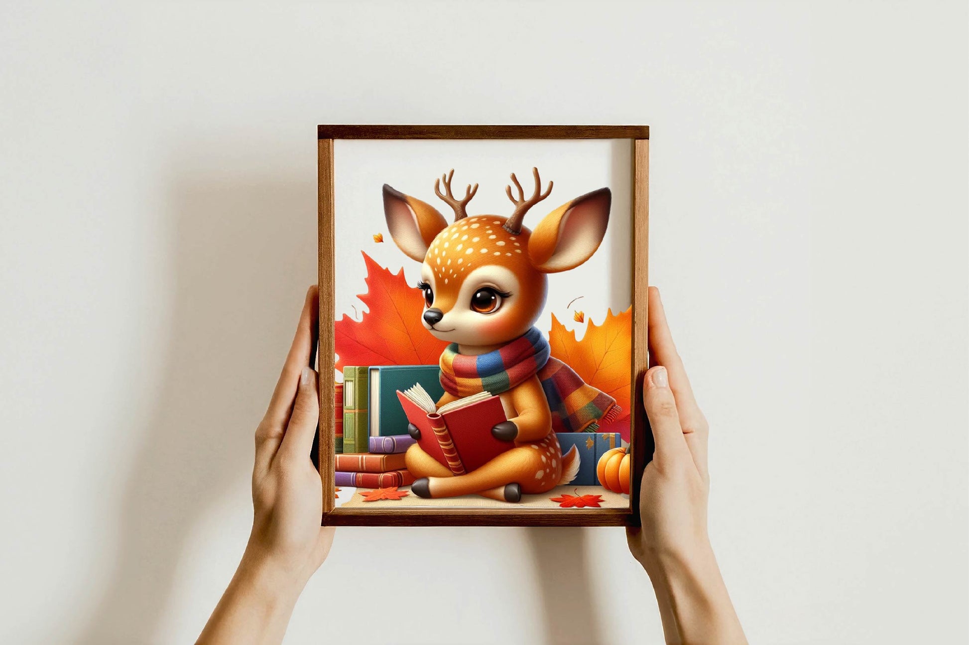 Autumn Cute Deer Clipart Bundle - CraftNest - Digital Crafting and Art