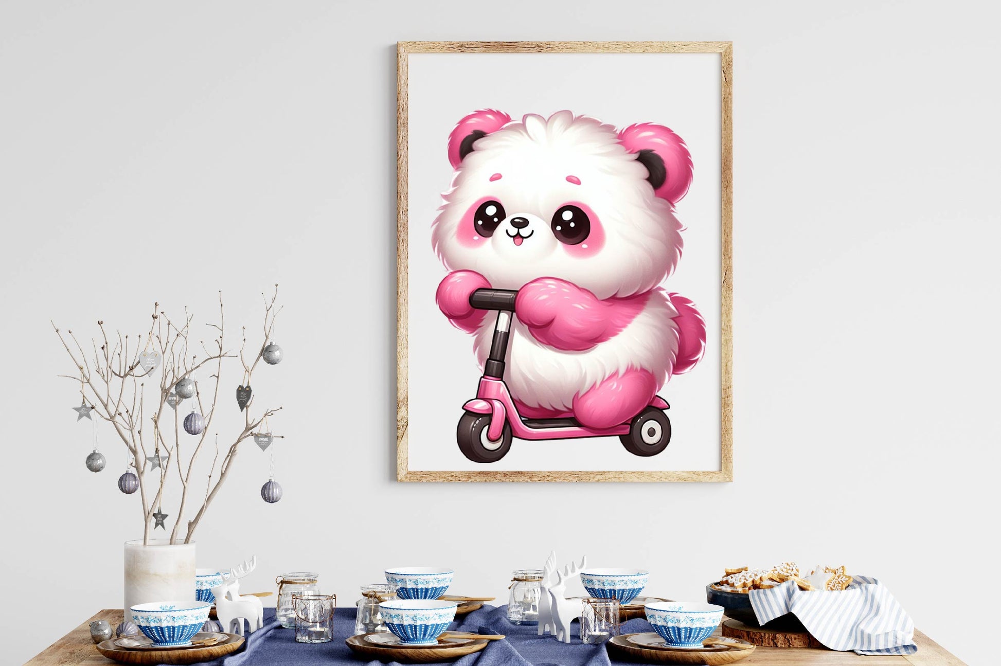 Cute Animals In Pink Scooter Clipart Bundle - CraftNest - Digital Crafting and Art