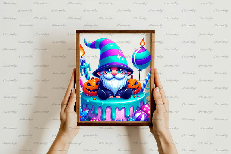 Halloween Gnome Cake Clipart Bundle - CraftNest - Digital Crafting and Art