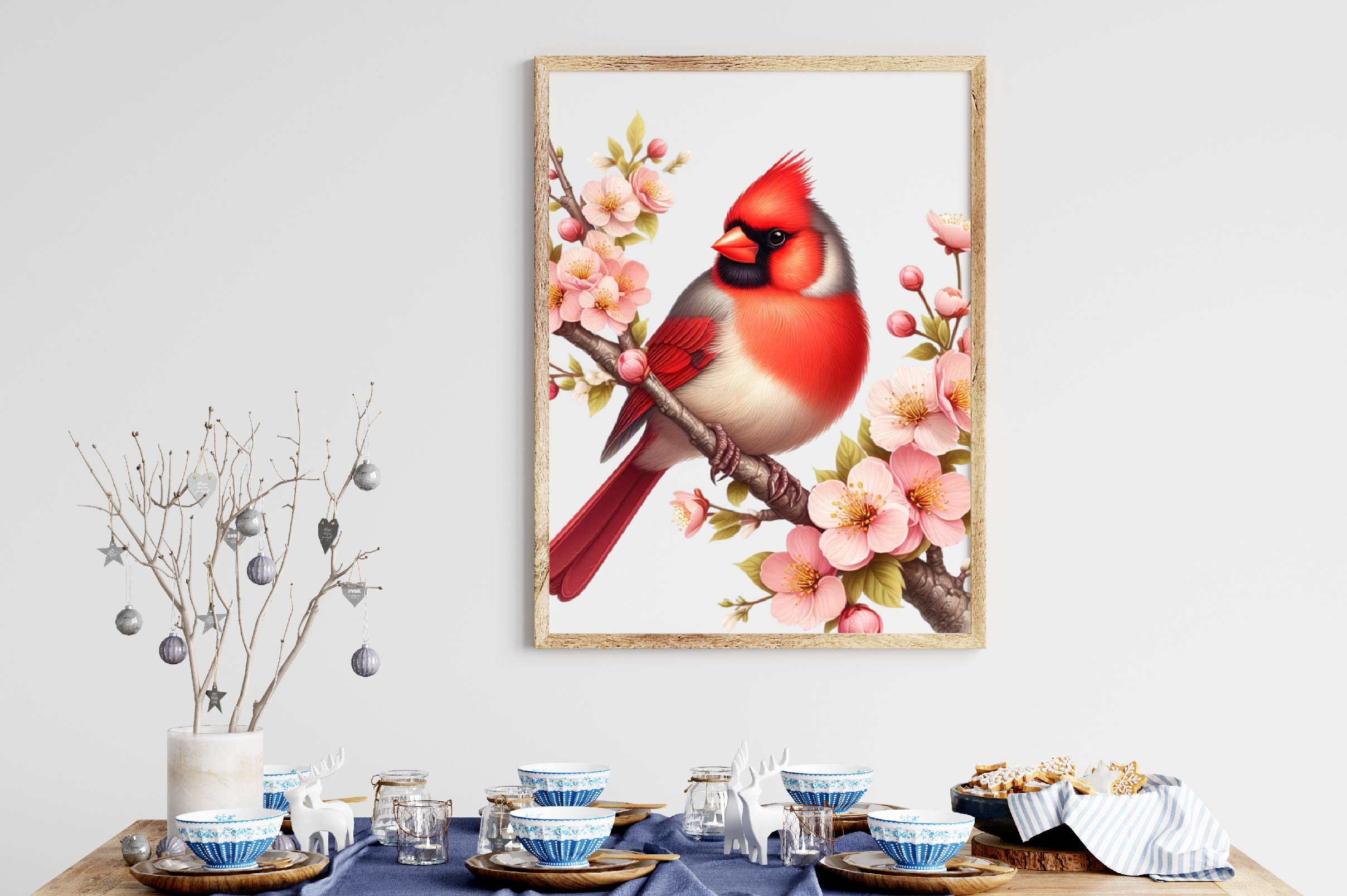 Winter Wonderland Cardinal Clipart Bundle - CraftNest - Digital Crafting and Art