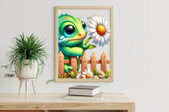 Cute Chameleon Clipart Bundle - CraftNest - Digital Crafting and Art