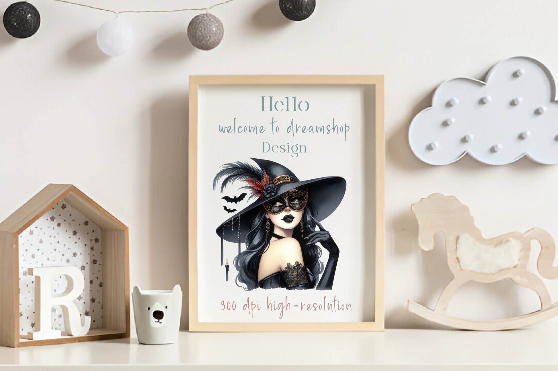 Halloween Glamorous Black Girl Clipart Bundle - CraftNest - Digital Crafting and Art