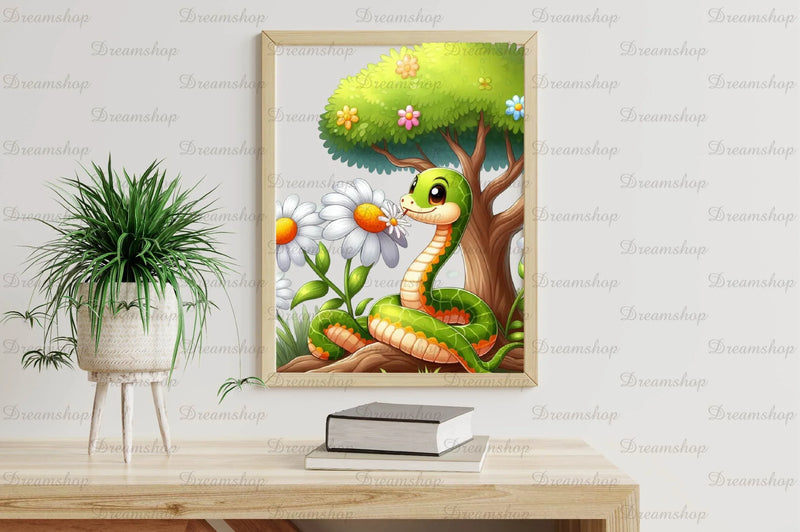 Cute Snake Snake Clipart Bundle - CraftNest - Digital Crafting and Art