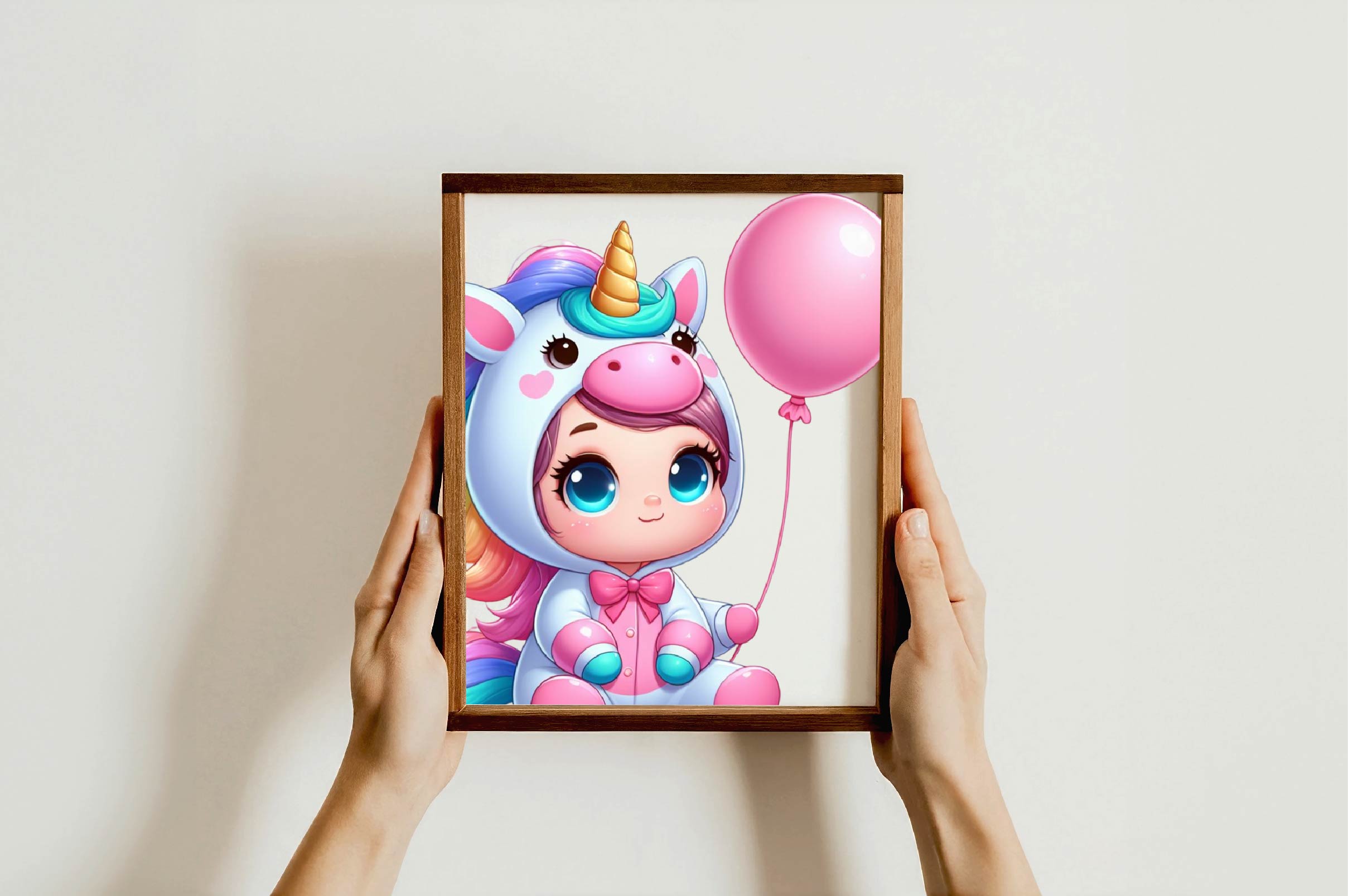 Little Unicorn Girls Clipart Bundle - CraftNest - Digital Crafting and Art