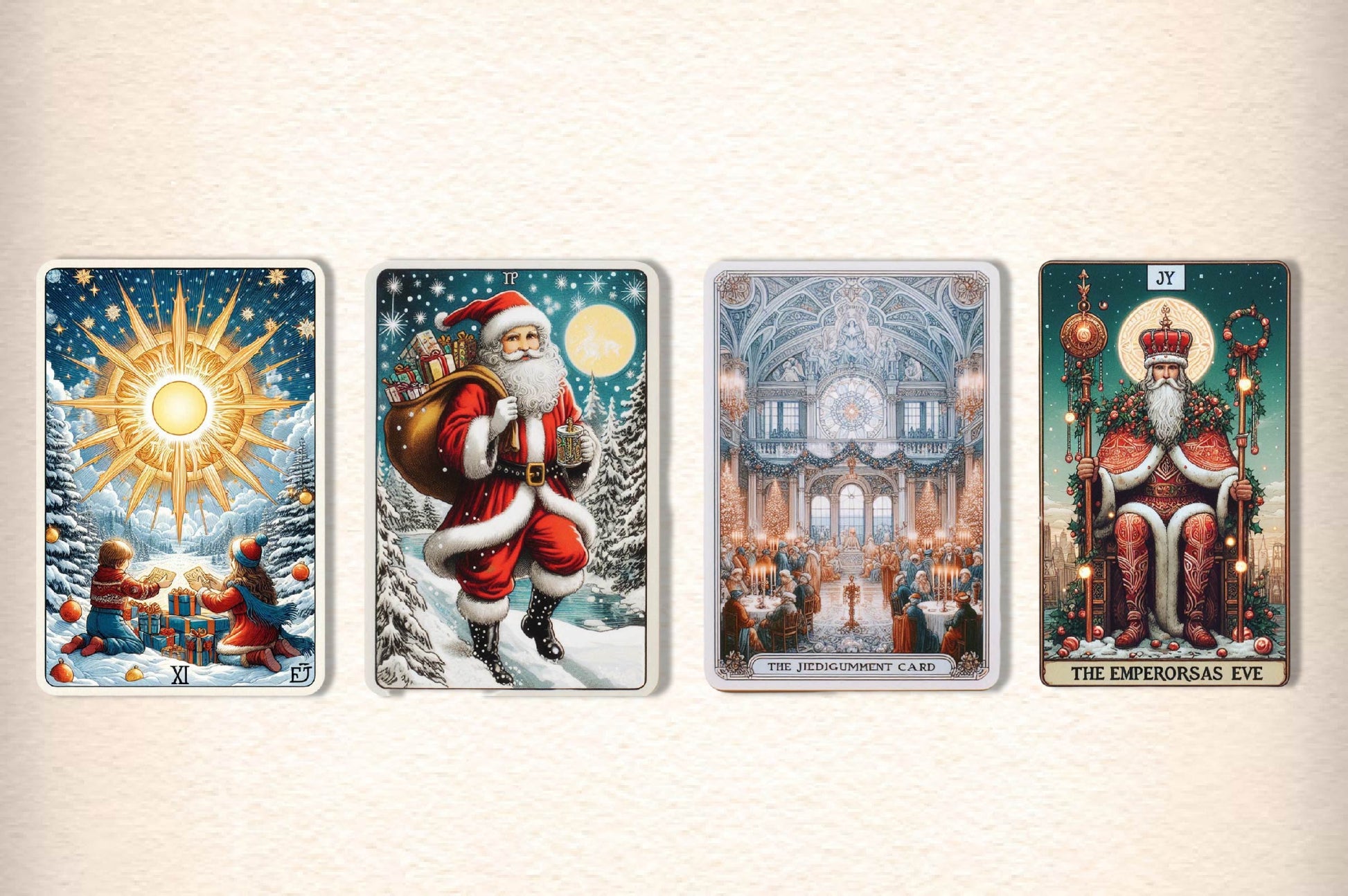Christmas Tarot Card Clipart Bundle - CraftNest - Digital Crafting and Art
