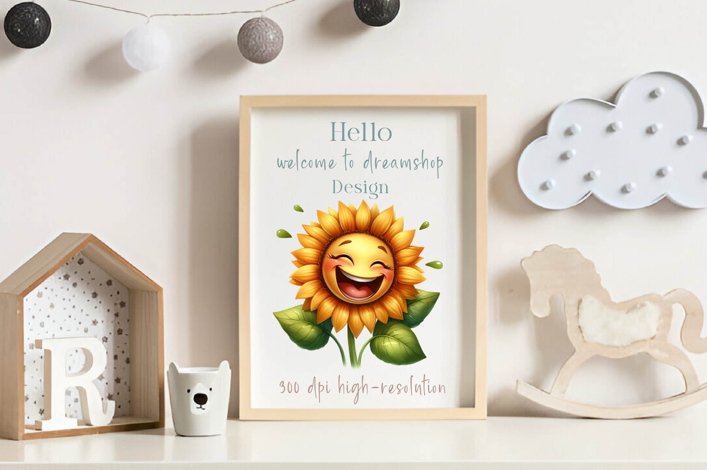 Cute Laughing Sunflower Clipart Bundle - CraftNest - Digital Crafting and Art