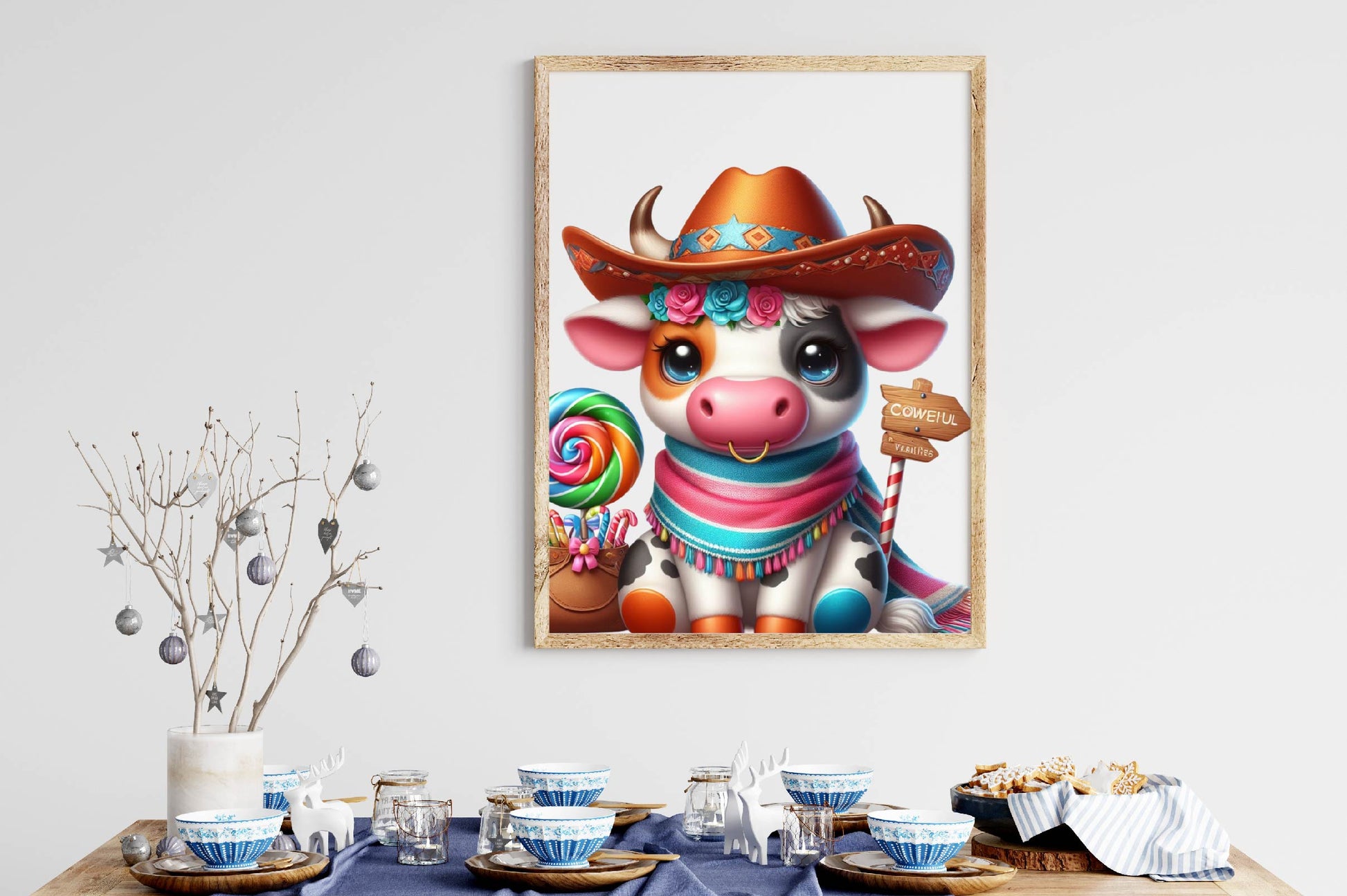 Adorable Baby Cowboy Cow Clipart Bundle - CraftNest - Digital Crafting and Art