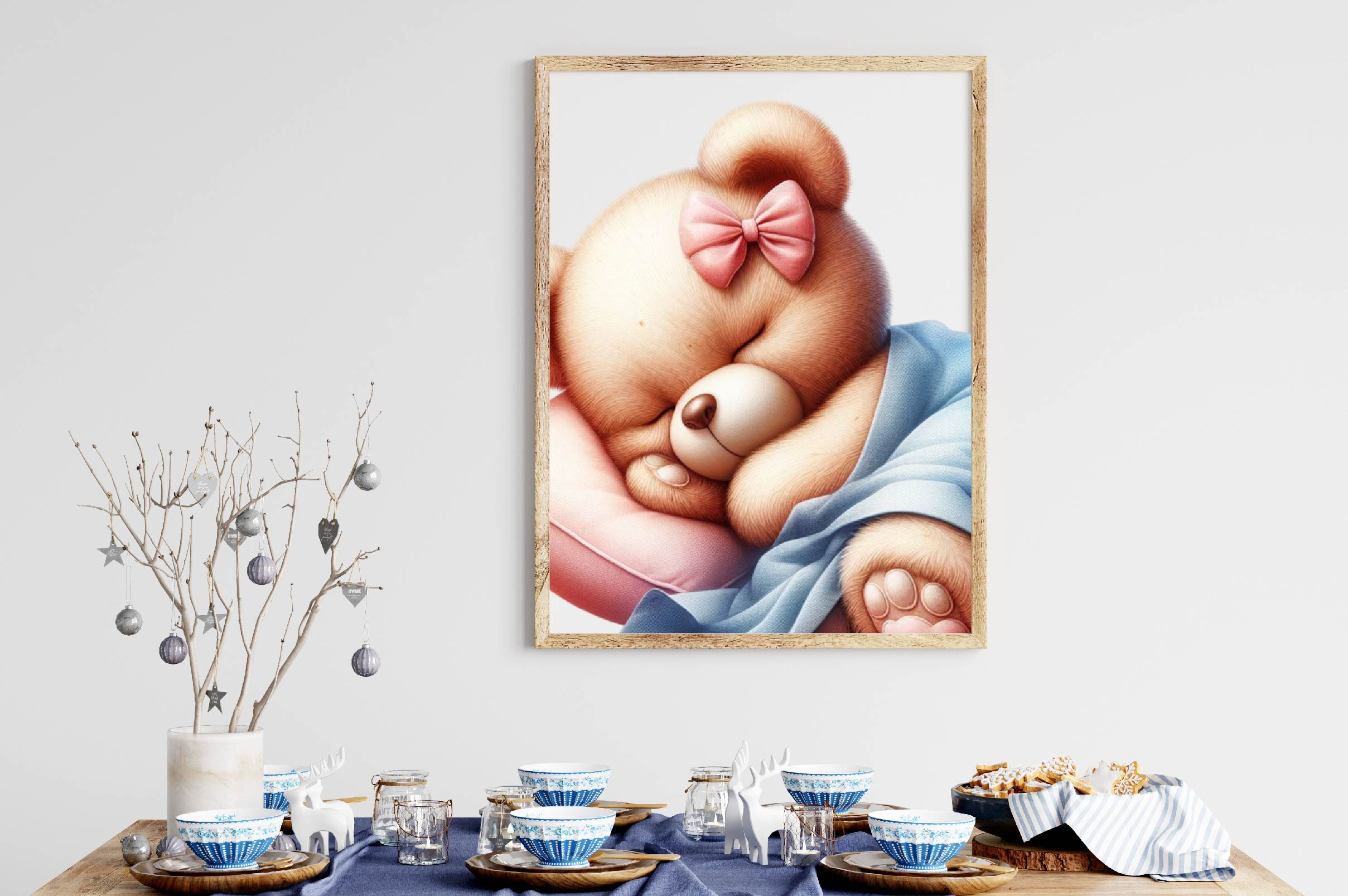 Sleeping Teddy Bears Clipart Bundle - CraftNest - Digital Crafting and Art