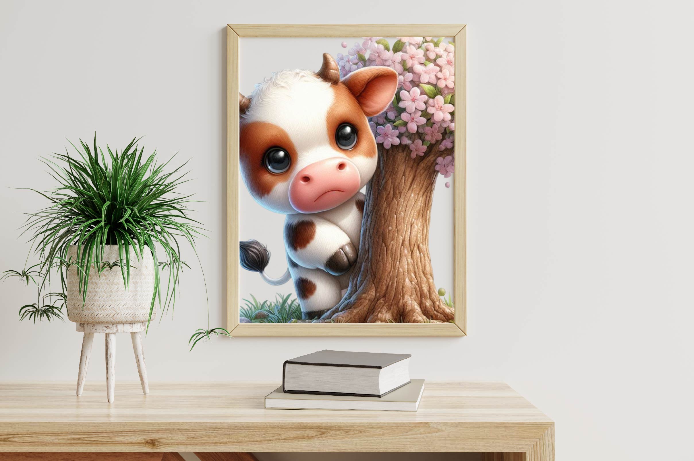 Cute Baby Cow Clipart Bundle - CraftNest - Digital Crafting and Art