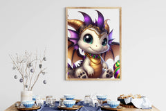 Mardi Gras Baby Dragon Clipart Bundle - CraftNest - Digital Crafting and Art