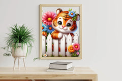 Cute Spring Tiger Clipart Bundle - CraftNest - Digital Crafting and Art