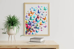 Butterflies Flying Together Clipart Bundle - CraftNest - Digital Crafting and Art