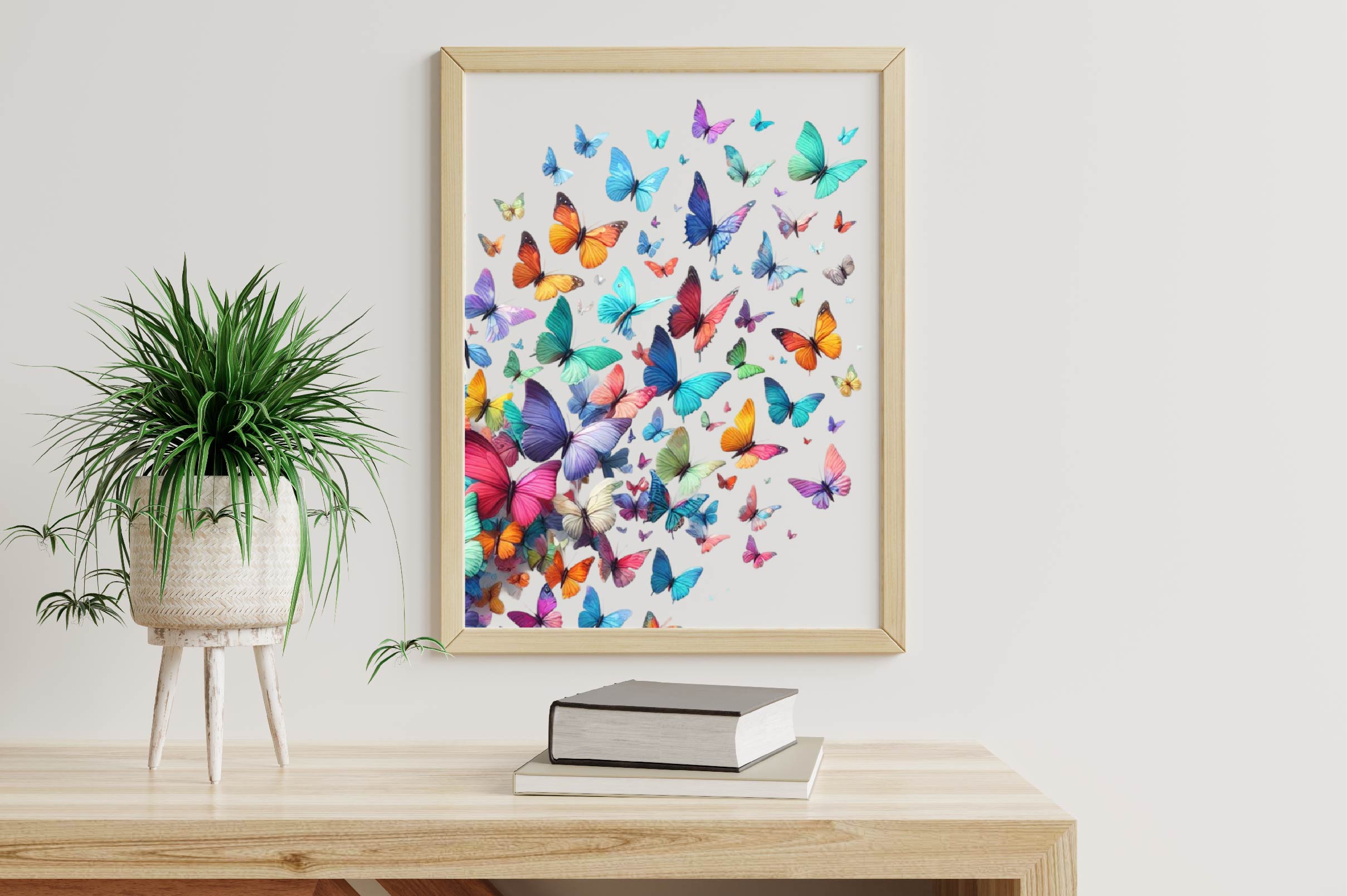 Butterflies Flying Together Clipart Bundle - CraftNest - Digital Crafting and Art