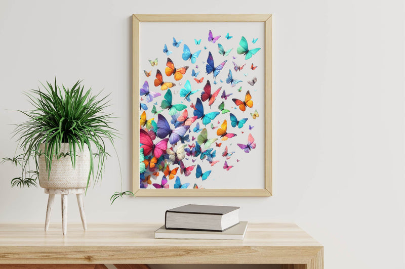 Butterflies Flying Together Clipart Bundle - CraftNest - Digital Crafting and Art