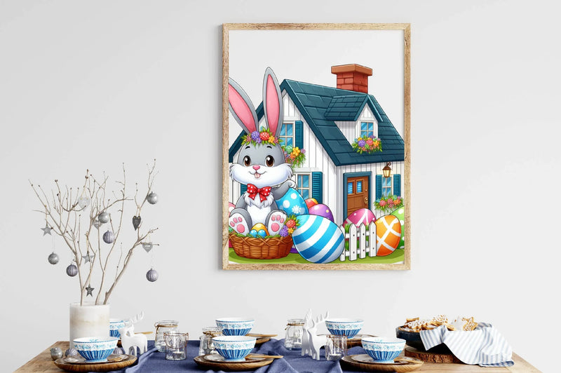 Easter Houses Clipart Bundle - CraftNest - Digital Crafting and Art