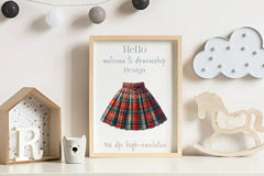 Christmas Plaid Skirt Clipart Bundle - CraftNest - Digital Crafting and Art