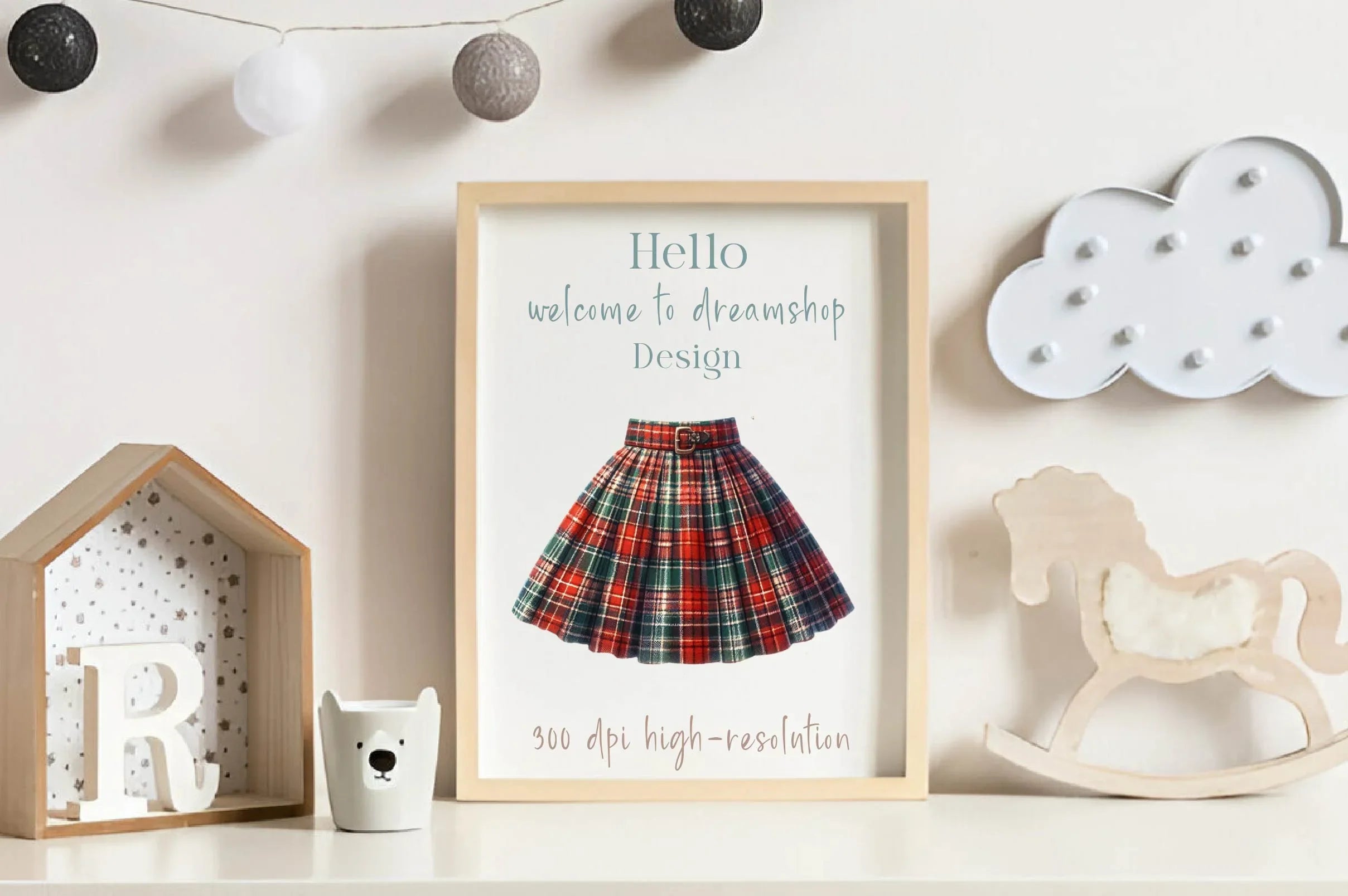 Christmas Plaid Skirt Clipart Bundle - CraftNest - Digital Crafting and Art
