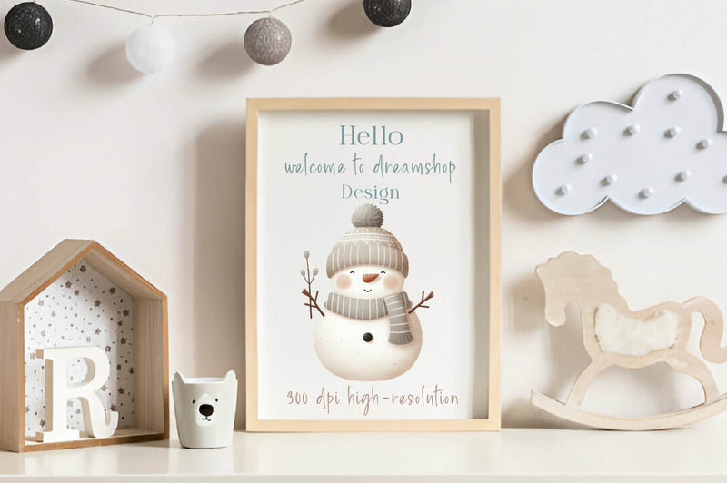 Snowman Clipart Bundle - CraftNest - Digital Crafting and Art