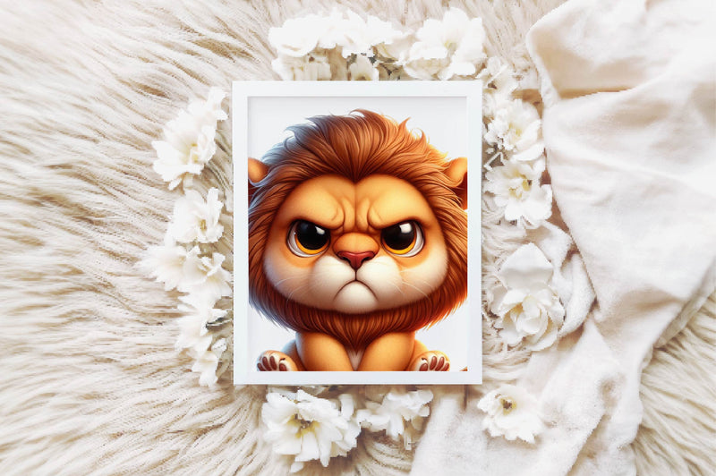 Funny Grumpy Animals Clipart Bundle - CraftNest - Digital Crafting and Art