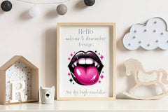 Halloween Bad Witch Lips Clipart Bundle - CraftNest - Digital Crafting and Art