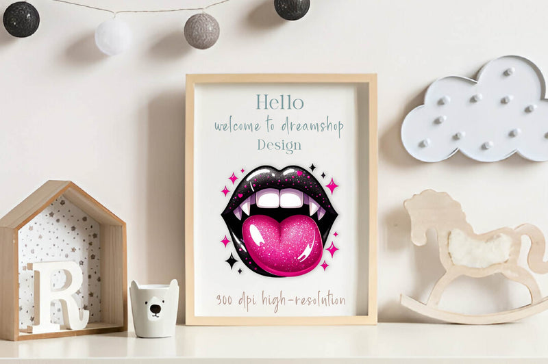 Halloween Bad Witch Lips Clipart Bundle - CraftNest - Digital Crafting and Art