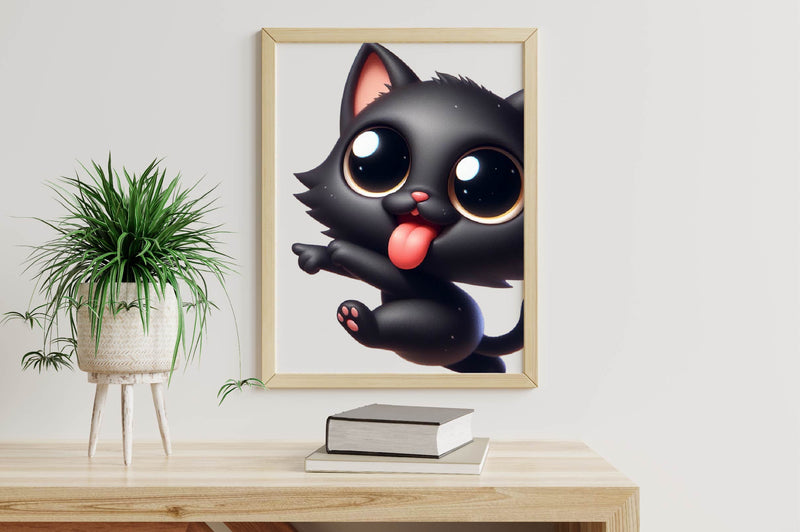 Funny Black Cats Cute Cat Clipart Bundle - CraftNest - Digital Crafting and Art