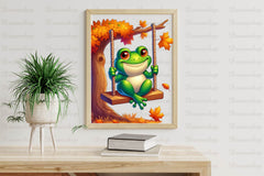 Autumn Frog Clipart Bundle - CraftNest - Digital Crafting and Art