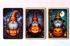 Halloween Gothic Gnome Tarot Card Clipart Bundle - CraftNest - Digital Crafting and Art