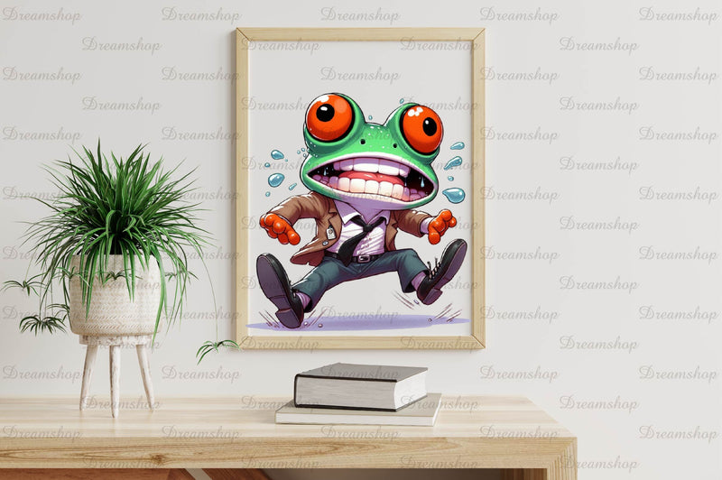 Cute Frog Funny Frog Clipart Bundle - CraftNest - Digital Crafting and Art