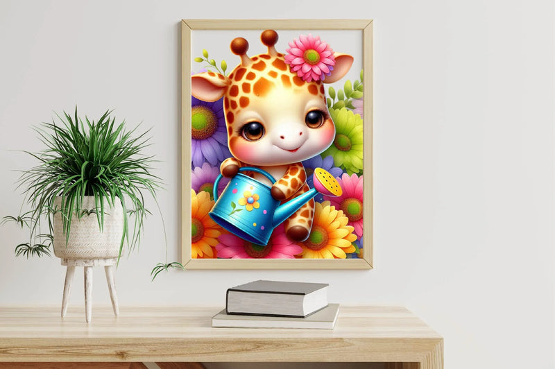 Giraffe Spring Clipart Bundle - CraftNest - Digital Crafting and Art